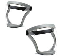 2 Pcs Anti-Fog Protective Full Face Shield-Super HD Reusable Face Protective Cover Adjustable Universal TOKLYUIE
