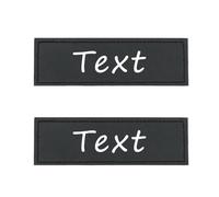 2 PCS Anti-lost Cat And Dog Harness Phone Number Name DIY Label Personalized Pet Name Tag Custom Dog Harness Collar Label Sticker Custom Dog Harness ID Tag,A,S 11X3cm