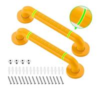 2 Pcs Anti-Slip Grab Bar - Shower Safety Handle, Wall-Mounted Bathroom Support Rail, Bathtub Balance Bar for Elderly, Disabled, and Fall Prevention