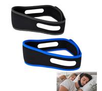 2 PCS Anti Snoring Chin Strap， Adjustable Sleep Support Band