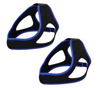 2 Pcs Anti Snoring Chin Strap, Triangle Jaw Strap for Mouth Closure, Adjustable Sleep Solution for Nighttime Breathing, Soft Diving Material Chin Band for Better Rest