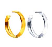 2 Pcs Anti Snoring Ring, Anti Snoring Devices, Stop Snoring Aids for Men, Sleep Snoring Reducing Aids Men's Rings Suitable for People Who Suffer from Snore at Night
