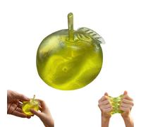 2 Pcs Apple-Shaped Stress Relief Toy Sensory Cute Squeeze Toy with Super Soft for Adults