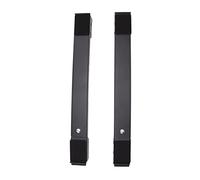 2 PCS Appliance Rollers, Extendable Appliance Rollers Fridge Stand Dolly Movers Furniture Raised Base Wheels for Refrigerator (Black)