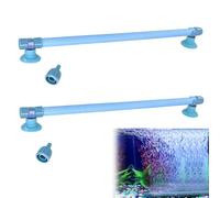 2 Pcs Aquarium Bubbler 10 inch Air Stone Increase Oxygen Blue Fish Tank Bubbler Accessory