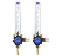 2 Pcs Argon Flowmeter Carbon Dioxide Meter 0.15mpa 7mm 1/4pt | Protective Build, Quick Setup and High Precision Measurement, for Lab Staff and Maintenance Engineers