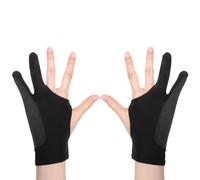 2 Pcs Artist Drawing Glove Palm Rejection Digital Drawing Glove Drawings Gloves Right Left Hand for Touch Screen Artist Right Left Hand Graphic Tablet Monitor Digital Drawings Sketching Inking