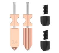 2 Pcs Assembled Hotend Kit for AD5X FDM Quick Detachable Hotend Nozzle Kit with Silicone Cover and Brushes for Quick Printing
