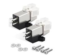 2 Pcs AT3600L Magnetic Cartridge Record Player Cartridge Pure Sound Moving Magnet Phonograph Cartridge