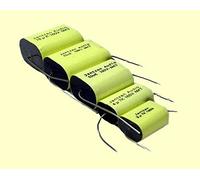 2 pcs. Audio 15,0uF 160VDC 10% 30/24/17mm oval axial frequency division capacitor