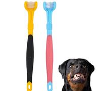 2 Pcs Autism Toothbrush, 3-Sided Sensory Toothbrush for Kids and Adults, Soft Bristles, Deep Cleaning Travel Toothbrushs for Child and Adult Dental Care, Gum Care, Sensitive Mouth Oral Hygiene