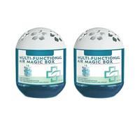 2 Pcs Automatic Dust Collection Air Purifier Magic-Box, Indoor Air Purification Dust Removal Magic Box, Odor Eliminator Airs Fresheners For Home, Bedroom, Office & Closet, Car,Pet Areas, 3 * 2 * 2 In