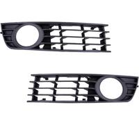 2 Pcs Automobile Fog Grille for Audi A4 B6 8E 2000 2001 2002 2003 2004, Front Bumper Fog Light Grill Cover Front Fog Light Grille Weatherproof Fog Lamp Bezel Cover