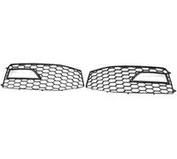 2 Pcs Automobile Fog Grille for Audi A4 B8.5 S-Linie S4 2012-2015, Front Bumper Fog Light Grill Cover Front Fog Light Grille Weatherproof Fog Lamp Bezel Cover