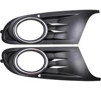 2 Pcs Automobile Fog Grille for Golf 6 2008 2009 2010 2011 2012 2013, Front Bumper Fog Light Grill Cover Front Fog Light Grille Weatherproof Fog Lamp Bezel Cover