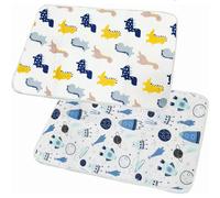 2 Pcs Baby Changing Mat, Babys Travel Folding Changing Mats 50x70cm
