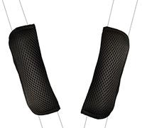 2 Pcs Baby Stroller Strap Covers Baby Car Seat Soft Seat Belt Cushion Pad for Newborns Infants Kid Shoulder Strap for Child Baby,toddler,Prevent rubbing from seat straps,Sewn together,No velcro(black)