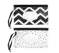 2 Pcs Baby Wipe Dispenser Baby Wipes Container Portable Wet Wipe Pouch for Travel Hiking