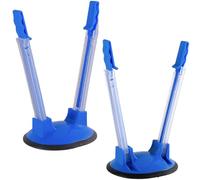 2 pcs Baggy Rack Holder for Food Prep Bag/Food Storage Bags Clips Stands/Plastic Freezer Bag/Adjustable Sandwich Bag Stand Holders/Ziplock Bag Holder Stand (Blue)