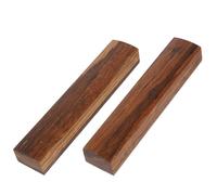 2 Pcs Bamboo Calligraphy Paperweights for Students and Professionals | Polished rectangular pair with unique patterns, smooth finish for writing practice, stable wind resistant use on office desks