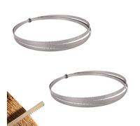 2 PCS Bandsaw Blade 1400mm x 1/4" x 10 TPI, Quality Band Saw Blade for Cutting Wood, Plastic, Acrylic, Softwoods, and Hardwoods, Fits 8" Band Saws