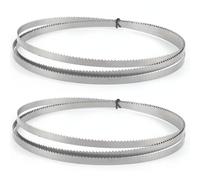 2 PCS Bandsaw Blade Premium Quality for Cutting Wood, Plastic, Acrylic, MDF(1400 * 6.35 * 0.35 * 10T)