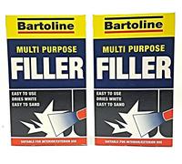 2 PCS BARTOLINE MULTI PURPOSE FILLER POWDER REPAIRS BEFORE PAINTING OR WALLPAPERING INTERIOR & EXTERIOR USE, DRIES WHITE 450G EACH