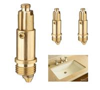 2 Pcs Basin Pop Up Click Clack, Drain Stopper Pop Up Sink Plugs Replacement Sink Basin Bath Waste Taps Internal Spring Brass Plug Bolt Push Down Bath Plug Assembly for Most Bathroom Bathtub Stopper