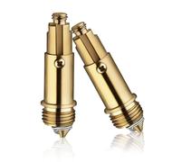 2 Pcs Basin Sink Clicker Pop Up Bolt Bath Sink Drain Click Clack Replacement Plug Bolt Spring Brass Push Spring Plug for Most Sink Tub Basin Drain