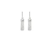 2 PCS Bathroom Light Pull Light Pull Chain Extension with Ball Chain 100 cm Bathroom Toilet Light/Ceiling Light Fan Switch/Blind Cord Pull Handle -