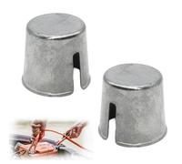2 PCS Battery Post Repair Shims, Car Battery Terminal Covers For Positive or Negative Posts, Converter Lead Cap Sleeves, Rust-Proof and Wear-Resistant Terminal Covers