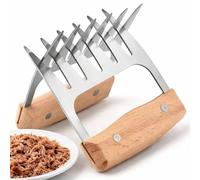 2 Pcs Bear Claw BBQ Stainless Steel Meat Claws Professional BBQ Tools for Chicken, Steak, Pork - BBQ Grill Accessories