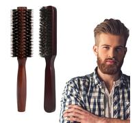 2 PCS Beard Brush for Men, Beard Roller Brush for Grooming, Mens Beard Brush with Round Design, Beard Struggle Brush for Daily Use