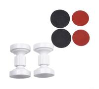 2 Pcs Bed Headboard Stopper with Adjustable Threaded Design for Stable and Shake Bed Setup, Fits Various Furniture and Walls for Added Support (S)