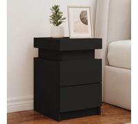 2 Pcs Bedside Cabinet Display Nightstand Side End Table Living Room Furniture Uk