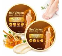 2 Pcs Bee Venom Hand Lifting Cream, Bee Venom Cream for Hand&Foot Skin Care | with Collagen Hyaluronic Acid & Retinol - Non-Greasy Intensive Hand Cream & Foot Moisturiser for Smooth, Firm Skin, 2 x 20g