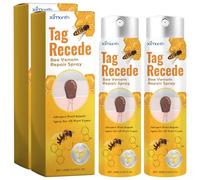 2 Pcs Bee Venom Spray, Skin Tag Relief, Nlsqw Tag Recede Bee Venom Treatment Spray, Mole Removal Sprays for Face & Body, Natural Ingredients Skin Tags Remover for Most S-kin Types