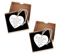 2 Pcs Bereavement Gifts, Sympathy Gift, Memorial Gift, Sorry for Your Loss Gifts Commemorative Gifting Commemorative Hanging Present Memorial Plaques with Those We Love Don't Go Away