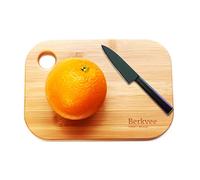 2 PCs Berkvee Small Bamboo Wood Cutting Board Set - Mini Lightweight Wooden Cutting Board- BPA Free