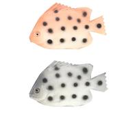 2 PCS Big Fish, Fake Fish, Realistic Plastic Fish Set, Lifelike Fake Toy Fish for Kids, Kitchen Decoration, Party Props & Educational Tool, Perfect for Home Decor, Home Garden Kitchen Toy