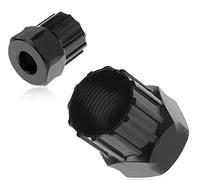 2 Pcs Bike Cassette Lockring Tool,Multifunctional Bottom Bracket Removal Tool Bicycle Cassette Removal Tool for Shimano,for SRAM,for Sun Race, for SunTour