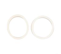 2 Pcs Bike Fork Sponge Foam Rings Oil Seal for RockShox Front Suspension Dust Wiper Lubrication Maintenance Kit White Inner Diameter 30-40mm Compatible with MTB Road Cycling Components Parts(38mm)
