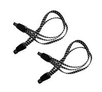 2 Pcs Bike Luggage Fixed Strap Rope Bungee Cords Elastic with 2 Hoods