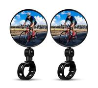 2 PCS Bike Mirror Set,Rear View Handlebar Mirrors for Bicycle,Adjustable and Rotatable,Safe Cycling Accessories,Wide Angle Vision for Mobility Scooters,Electric Bikes,Mountain Bikes
