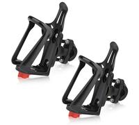 2 Pcs Bike Water Bottle Cage, Drinking Bottle Cage Ultra-Light Bicycle Bottle Holder with Screws Durable Universal Bike Cup Holder Rack for Bicycle, Cycling, MTB, Road/Mountain Bikes
