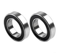 2 Pcs Bike Wheel Hub Bearings, For 18x30x7mm 6903 18 2RS, Steel Material
