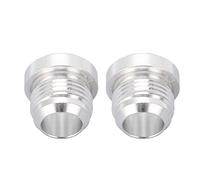 2 Pcs Billet Adapter Fuel Adapter Billet AN12 12an Weld Male to Knock Accessories