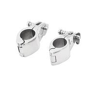 2 Pcs Bimini Top Jaw Slide Clip, Stainless Steel 316 Heavy Duty Boat Marine Hardware Fittings Tip Style Bimini Top Hinge Rail Mount (22mm)
