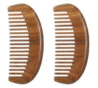 2 Pcs Birthing Comb for Labour, Wooden Birth Comb Sandalwood Birth/Wave Combs Postpartum Essentials,Acupressure Tool for Anxiety Relief, Stress Relief for Pregnant Women