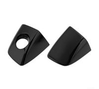 2 Pcs Black ABS Car Door Handle Cover Cap Front Left Right for A6 C7 A8 D4 LHD 4H1837879 Exterior Trim Protection Easy Install Replacement Accessories